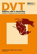 Obálka knihy Dějiny věd a techniky 3/2012